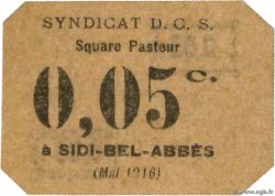 5 Centimes ALGÉRIE Sidi-Bel-Abbès 1916 JPCV.11