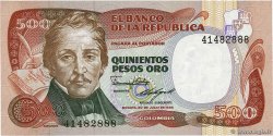 500 Pesos Oro COLOMBIE  1986 P.423c