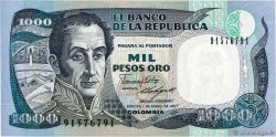 1000 Pesos Oro COLOMBIE  1987 P.432