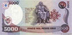 5000 Pesos Oro COLOMBIE  1986 P.434a NEUF