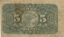 5 Centavos ARGENTINE  1891 P.209 TB