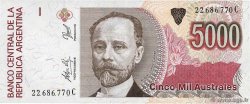 5000 Australes ARGENTINE  1989 P.330a