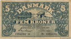 5 Kroner DANEMARK  1942 P.030g