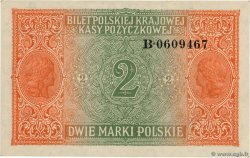 2 Marki POLOGNE  1917 P.009 pr.NEUF