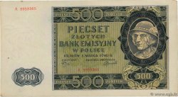 500 Zlotych POLOGNE  1940 P.098