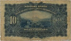 10 Dinara YOUGOSLAVIE  1920 P.021a B