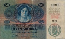50 Kronen AUTRICHE  1919 P.054a TB