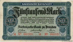 5000 Mark ALLEMAGNE Dresden 1923 PS.0957