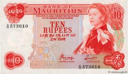 10 Rupees ISOLE MAURIZIE  1967 P.31c q.SPL