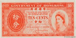 10 Cents HONG KONG  1961 P.327 UNC-