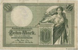 10 Mark DEUTSCHLAND  1906 P.009b SS
