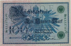 100 Mark GERMANY  1908 P.034