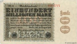 100 Millions Mark GERMANY  1923 P.107e VF+