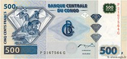 500 Francs REPúBLICA DEMOCRáTICA DEL CONGO  2002 P.096 FDC