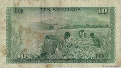 10 Shillings KENYA  1969 P.07a TB