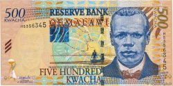 500 Kwacha MALAWI  2001 P.48a ST