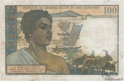 100 Francs MADAGASCAR  1950 P.046a VF