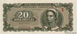20 Lei ROMANIA  1950 P.084a FDC