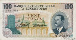 100 Francs LUSSEMBURGO  1968 P.14a BB