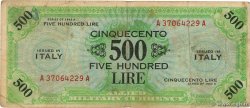 500 Lire ITALY  1943 PM.22a F