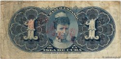 1 Peso CUBA  1896 P.047b MBC