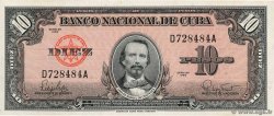 10 Pesos KUBA  1949 P.079b