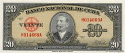 20 Pesos CUBA  1958 P.080b UNC