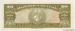 20 Pesos CUBA  1958 P.080b FDC