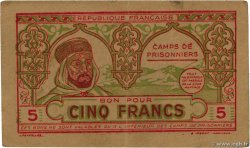 5 Francs ALGERIA  1943 K.394 BB