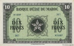 10 Francs MAROCCO  1943 P.25