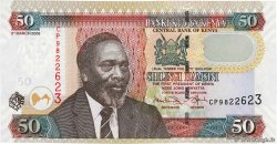 50 Shillings KENYA  2008 P.47c q.FDC