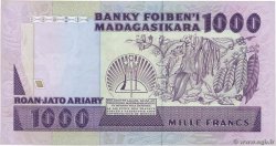 1000 Francs - 200 Ariary MADAGASCAR  1988 P.072b SUP