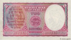 2 Rupees INDIA  1943 P.017b AU