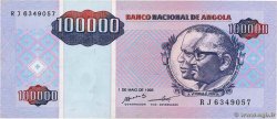 100000 Kwanzas Reajustados ANGOLA  1995 P.139