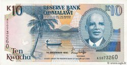 10 Kwacha MALAWI  1990 P.25a SUP