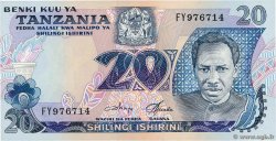 20 Shilingi TANZANIE  1978 P.07c