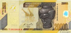 20000 Francs DEMOKRATISCHE REPUBLIK KONGO  2012 P.104a ST