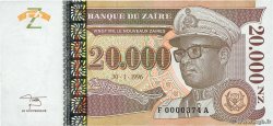 20000 Nouveaux Zaïres Lot ZAÏRE  1996 P.72