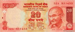 20 Rupees INDIA  2002 P.089Ab UNC