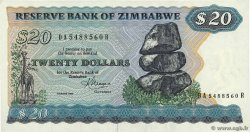 20 Dollars ZIMBABUE  1983 P.04c