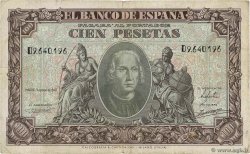100 Pesetas ESPAGNE  1940 P.118a