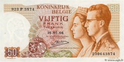 50 Francs BELGIUM  1966 P.139