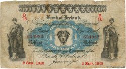 1 Pound NORTHERN IRELAND  1940 P.055b B