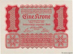 1 Krone AUSTRIA  1922 P.073 FDC