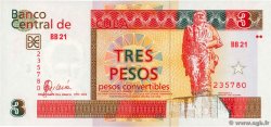 3 Pesos Convertibles CUBA  1994 P.FX38 NEUF