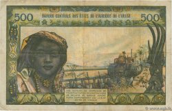 500 Francs ESTADOS DEL OESTE AFRICANO  1974 P.702Kl BC