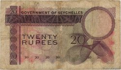 20 Rupees SEYCHELLES  1968 P.16a pr.TB
