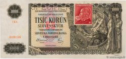 1000 Korun Spécimen TCHÉCOSLOVAQUIE  1945 P.056s
