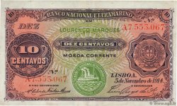 10 Centavos MOZAMBIQUE  1914 P.059