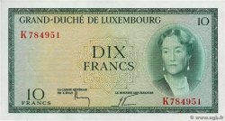 10 Francs LUXEMBOURG  1954 P.48a